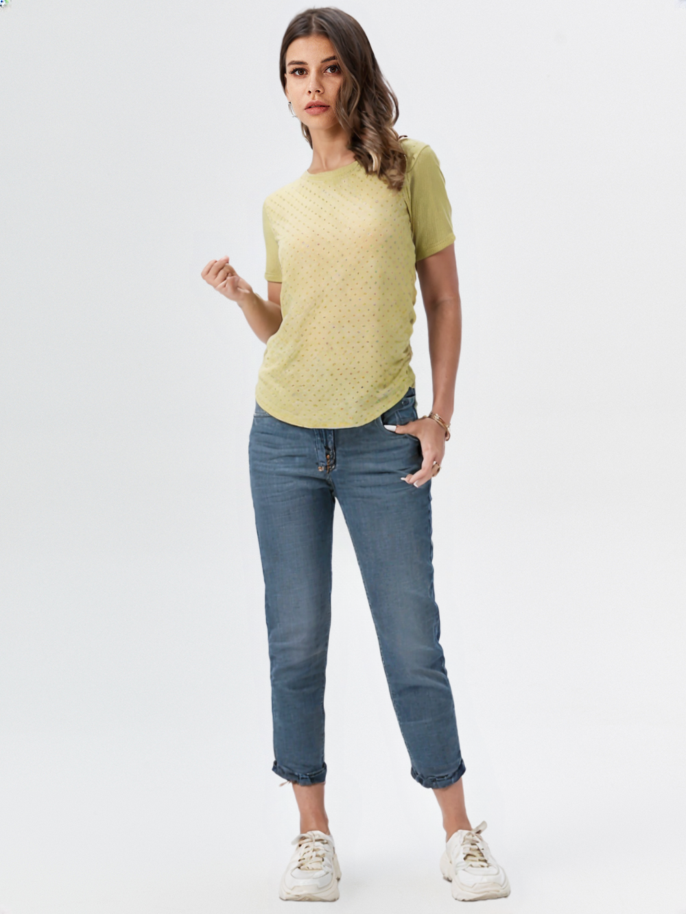 wearOn Sage Dreams Textured Tee - Limited Edition Comfort Essential - WearOn