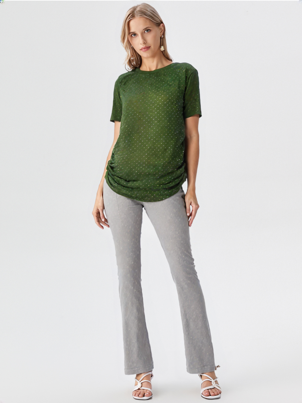 wearOn Forest Luxe Dotted Blouse - Trending Now Essential