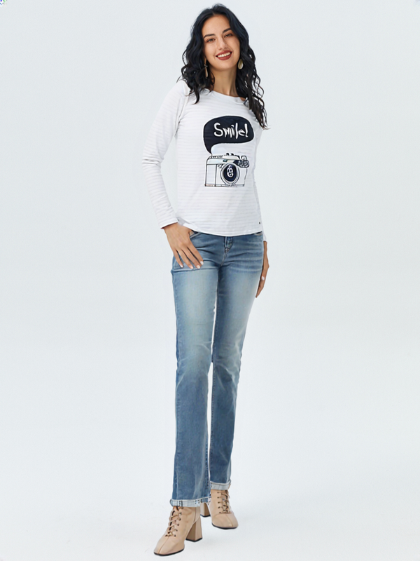 (Ld blouse L/S Self chcks F/PTD #4226) (Color 1)