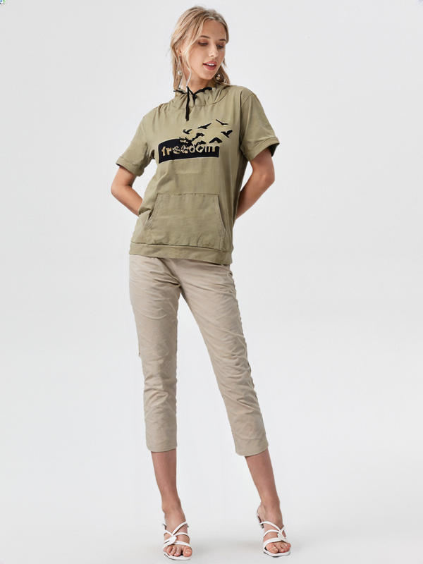 wearOn "Travel Is My Therapy" Dusty Rose High-Low Tee - Women's Premium Cotton Wanderlust Graphic T-Shirt
