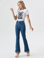 wearOn Women's "Enjoy The Simple Things" Motivational Graphic Tee - Soft Cotton Crew Neck T-Shirt